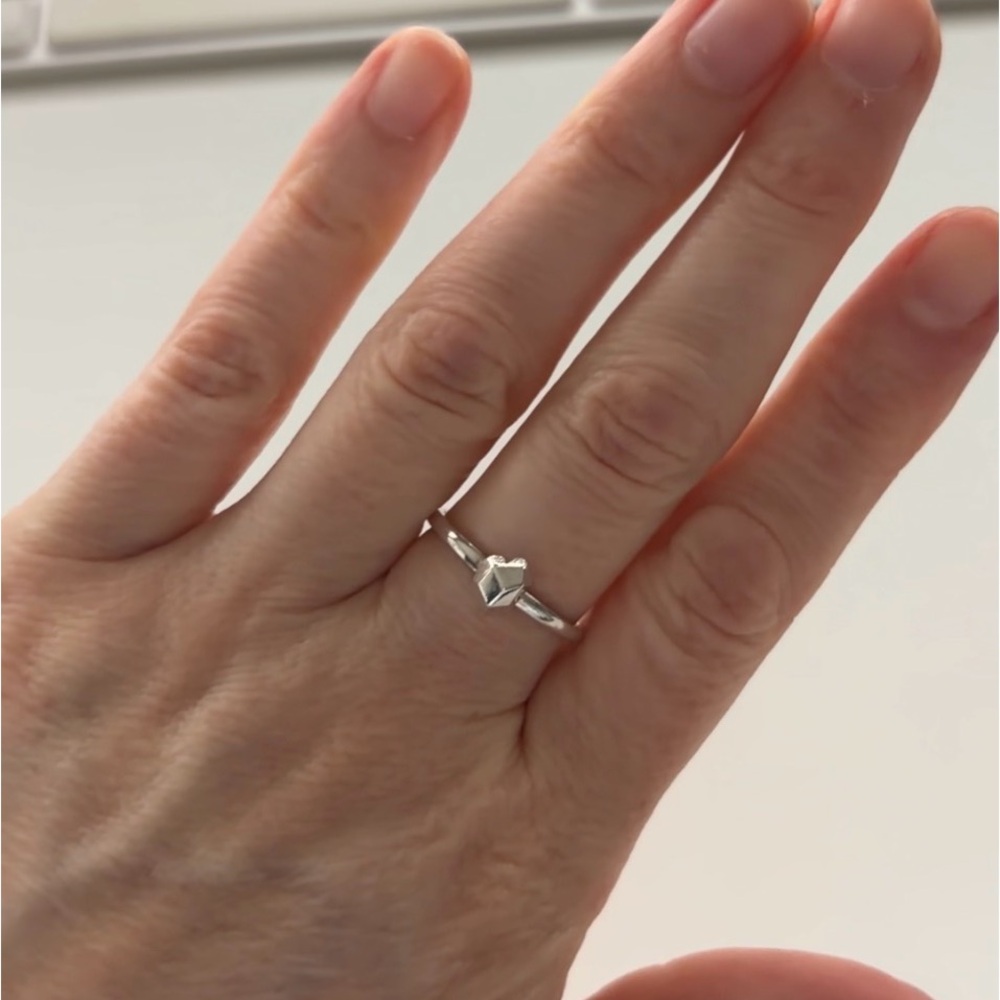 Links of London Nugget Heart Ring - Size 7/8